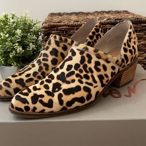 lLeopard print booties